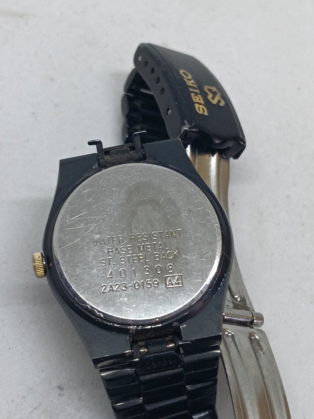 VINTAGE 1984 Seiko ZY004 [2A23] Women's 24mm Quartz Day / Date Watch NEW BATT - Picture 8 of 11